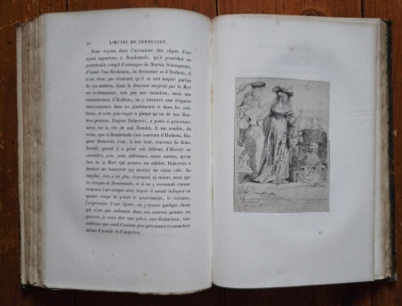 M. Charles Blanc - L`oeuvre complet de Rembrandt. Catalogue raisonne (2 vol., editie hardcover, frumos relegata) - Img 8