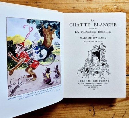 Madame D`Aulnoy - La Chatte Blanche suivie de La Princesse Rosette (editie hardcover) - Img 3