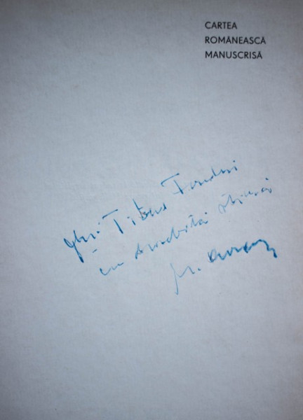 Mircea Avram - Cartea romaneasca manuscrisa (cu autograf) - Img 2