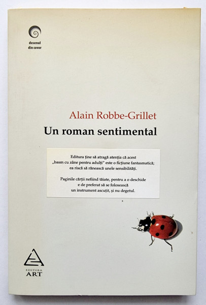 Allain Robe-Grillet - Un roman sentimental