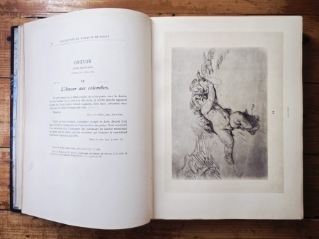 Collection du Marquis de Biron, Premiere vente (9, 10 et 11 juin 1914). Catalogue de dessins, pastels, peintures, et sculptures principalement de l`ecole francaise du XVIIe siecle (editie hardcover, frumos relegata) - Img 7