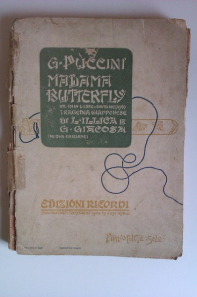 Giacomo Puccini - Madama Butterfly (editie in limba italiana)