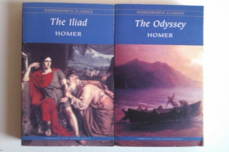 Homer - The Iliad. The Odyssey (2 vol,, editie in limba engleza)