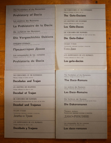 Ion Miclea, Radu Florescu - Stramosii romanilor. Vestigii milenare de cultura si arta (Preistoria Daciei. Geto-dacii. Decebal si Traian. Daco-romanii I-II) (5 vol., set complet, editie hardcover) - Img 3
