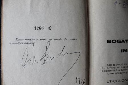 Lt. Colonel Gh. Budu - Bogatiile lumii in imagini (editie hardcover, cu numeroase ilustratii, cu autograf) - Img 3