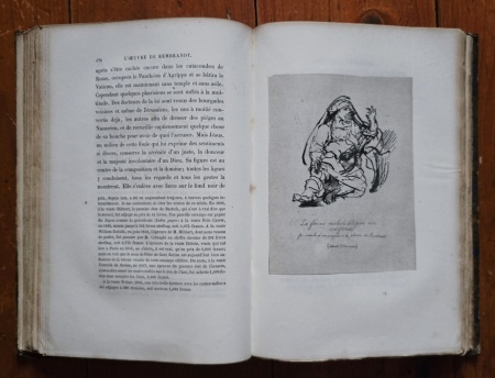 M. Charles Blanc - L`oeuvre complet de Rembrandt. Catalogue raisonne (2 vol., editie hardcover, frumos relegata) - Img 5