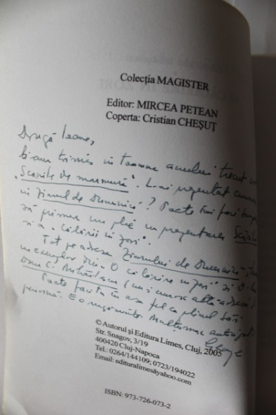 Gheorghe Izbasescu - O calatorie in zori (cu autograf si scrisoare notata pe volum) - Img 3