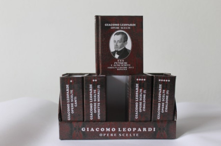 Giacomo Leopardi - Opere scelte (5 vol. in caseta speciala, format liliput, editie in limba italiana, hardcover)