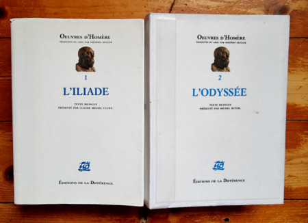 Homere - L`Iliade. L`Odyssee (2 vol., texte bilingue, francais-grec ancien) - Img 2