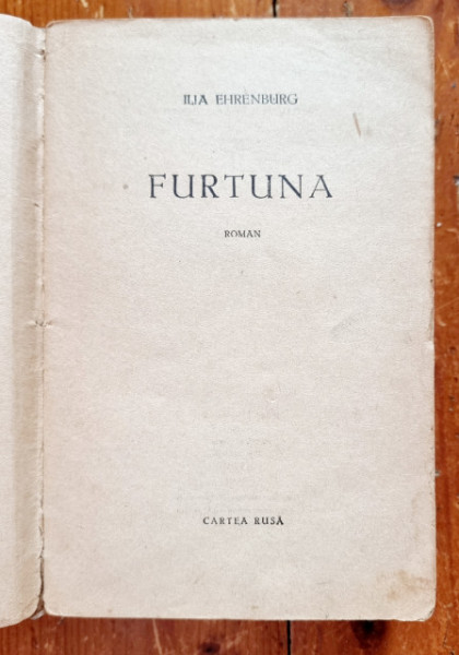 Ilya Ehrenburg - Furtuna - Img 2