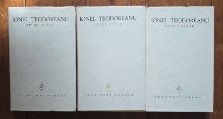 Ionel Teodoreanu - Opere alese I-III (Ulita copilariei. La Medeleni) (3 vol., editie hardcover) - Img 2