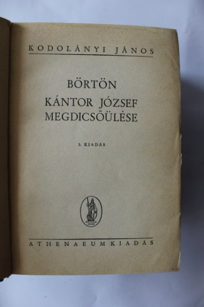 Kodolanyi Janos - Kiadas (4 vol., editie hardcover) - Img 2