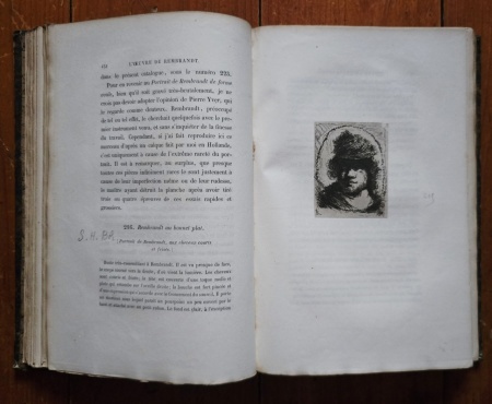 M. Charles Blanc - L`oeuvre complet de Rembrandt. Catalogue raisonne (2 vol., editie hardcover, frumos relegata) - Img 12