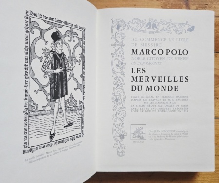 Marco Polo - Ici commence le livre de Messire Marco Polo noble citoyen de Venise ou l`on raconte Les Merveilles du Monde (editie hardcover) - Img 3