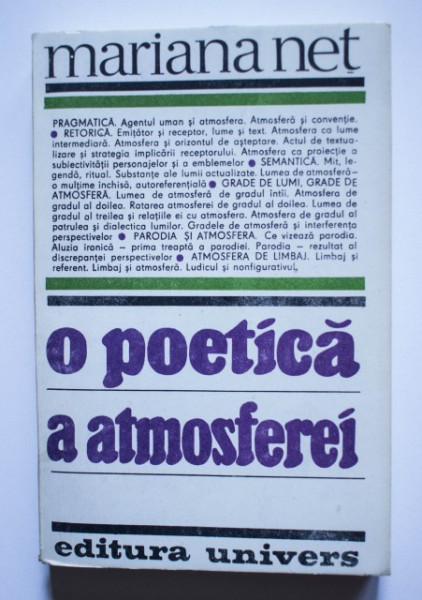 Mariana Net - O poetica a atmosferei