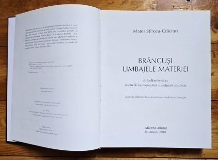 Matei Stircea-Craciun - Brancusi. Limbajele materiei (editie hardcover) - Img 3