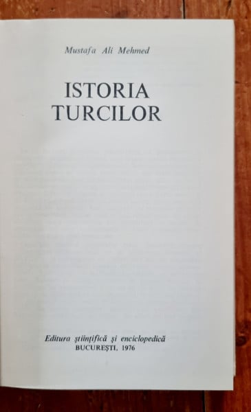 Mustafa Ali Mehmed - Istoria turcilor (editie hardcover) - Img 2