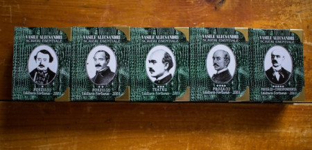 Vasile Alecsandri - Scrieri esentiale (5 vol. in caseta speciala, format liliput, hardcover)