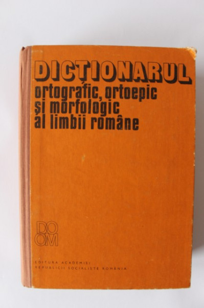Dictionarul ortografic, ortoepic si morfologic al limbii romane (editie hardcover)