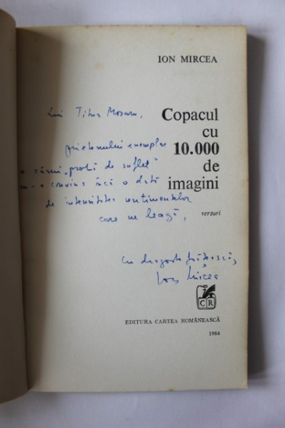 Ion Mircea - Copacul cu 10.000 de imagini (cu autograf)