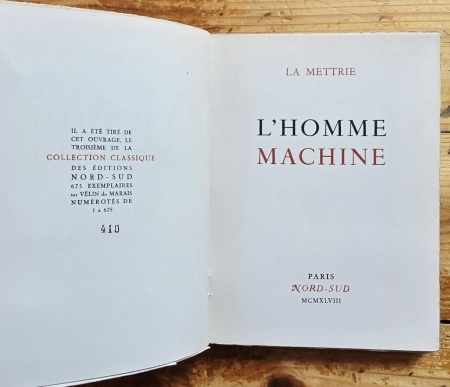 (Julien Onfray de) La Mettrie - L`homme machine - Img 2
