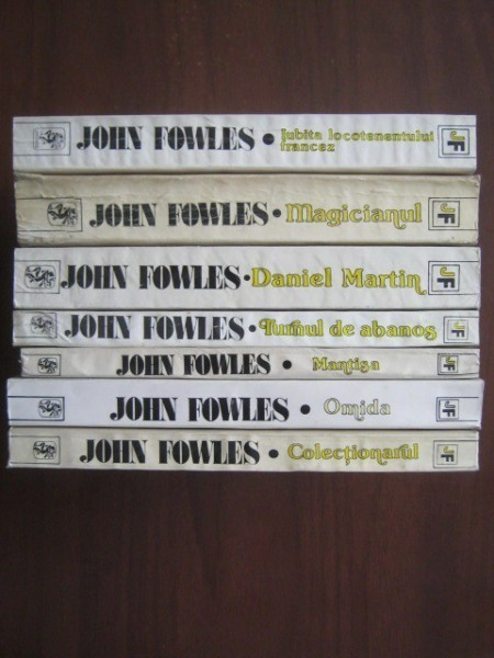Lot 7 romane John Fowles (Magicianul. Colectionarul. Omida. Turnul de abanos. Iubita locotenentului francez. Daniel Martin. Mantisa) - Img 2
