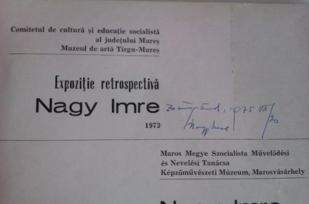 Nagy Imre - Expozitie retrospectiva / Gyujtemenyes kiallitasa / Exposition retrospective (editie trilingva, cu autograf)