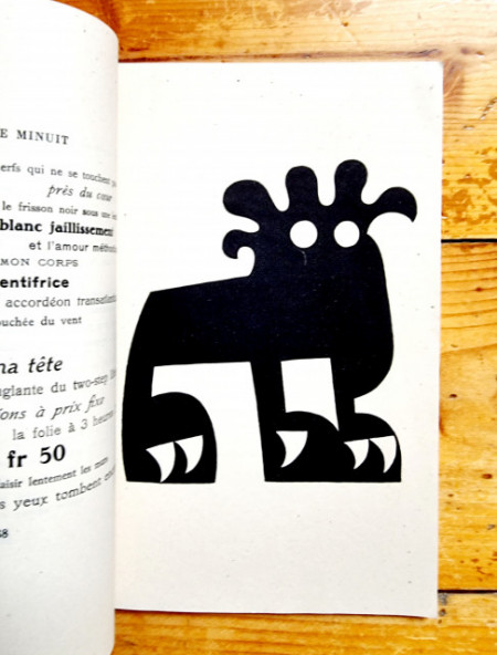 Tristan Tzara - De nos oiseaux. Poemes. Dessins par Arp (editie princeps, interbelica, in limba franceza) - Img 2