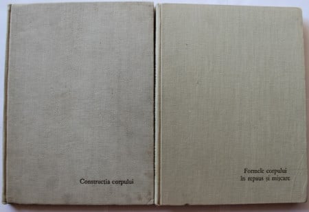 Dr. Gheorghe Ghitescu - Anatomie artistica (Constructia corpului. Formele corpului in repaus si miscare) (2 vol., editie hardcover) - Img 2