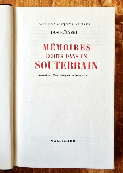 Fiodor Dostoievski - Memoires ecrits dans un souterrain (editie hardcover) - Img 3