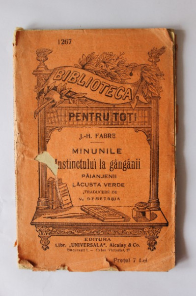 J. -H. Fabre - Minunile instinctului la ganganii