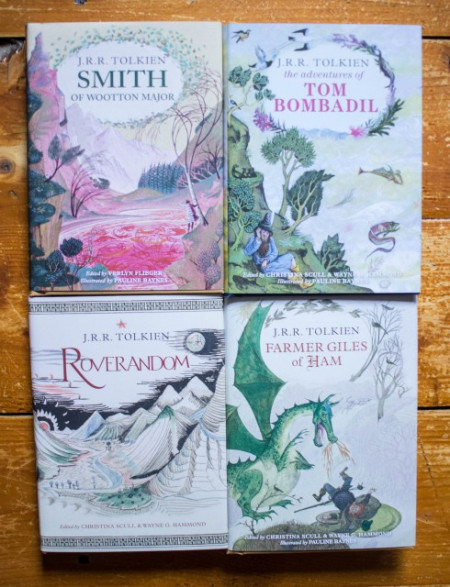 J.R.R. Tolkien - The Tolkien Treasury: Roverandom, Farmer Giles of Ham, The Adventures of Tom Bombadil, Smith of Wootton Major (4 vol. in caseta speciala, editii hardcover, in limba engleza) - Img 3