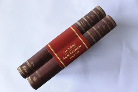 Lev Tolstoi - Anna Karenina (2 vol., editie hardcover invelita in piele)