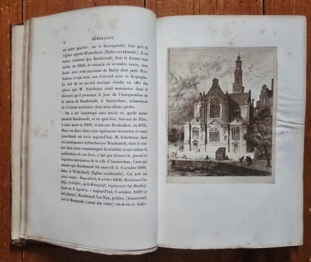 M. Charles Blanc - L`oeuvre complet de Rembrandt. Catalogue raisonne (2 vol., editie hardcover, frumos relegata) - Img 6