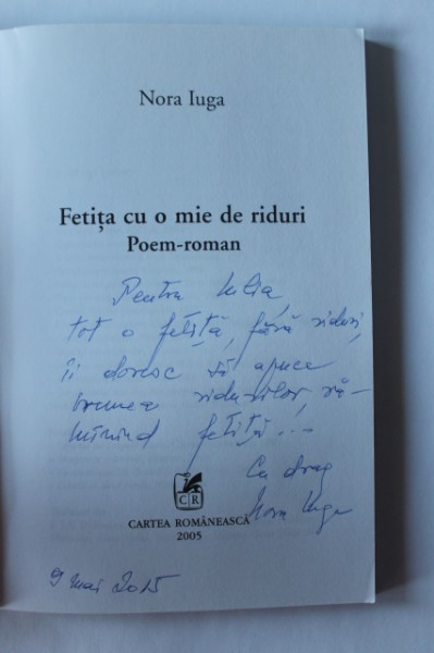 Nora Iuga - Fetita cu o mie de riduri (cu autograf)
