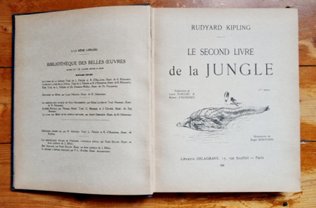 Rudyard Kipling - Le second Livre de la Jungle. Illustrations de Roger Reboussin (editie hardcover) - Img 2