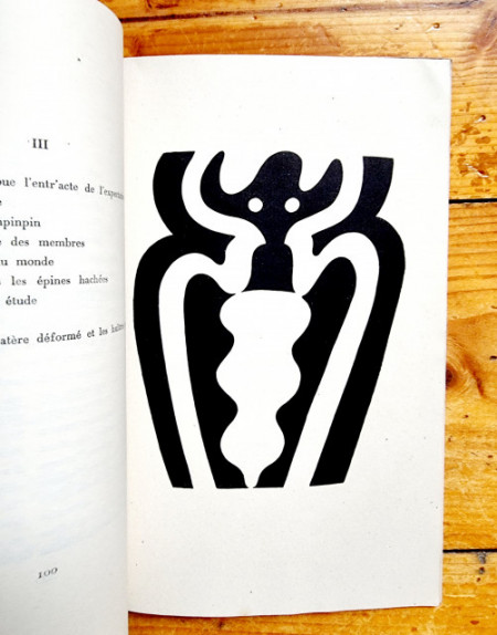 Tristan Tzara - De nos oiseaux. Poemes. Dessins par Arp (editie princeps, interbelica, in limba franceza) - Img 3