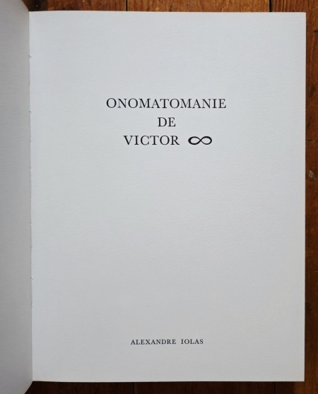 Claude Finet, Daniel Besegher - Onomatomanie de Victor ∞ (Brauner) (catalogue d`exposition, Galerie Alexandre Iolas, 1976) - Img 2