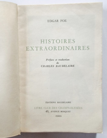 Edgar Allan Poe - Histoires extraordinaires - Img 2