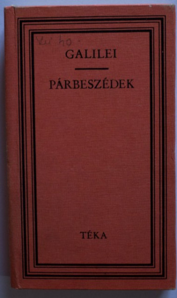 Galileo Galilei - Parbeszedek (editie hardcover)