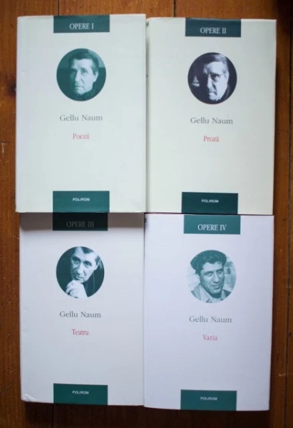 Gellu Naum - Opere I-IV (Poezii. Proza. Teatru. Varia) (4 vol., editie hardcover) - Img 2