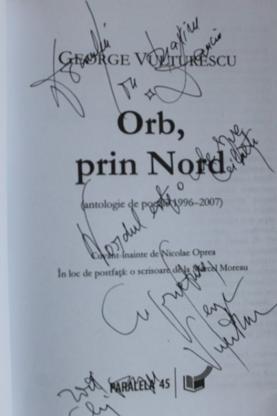 George Vulturescu - Orb prin nord (cu autograf)
