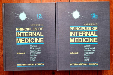 Harrison`s Principles of Internal Medicine. 12th edition (2 vol., editie hardcover, in limba engleza) - Img 2