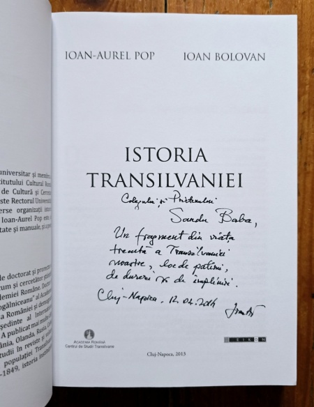 Ioan-Aurel Pop, Ioan Bolovan - Istoria Transilvaniei (cu autograf) - Img 2