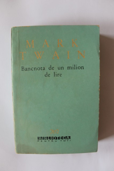 Mark Twain - Bancnota de un milion de lire