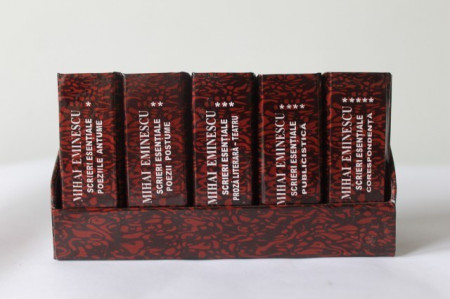 Mihai Eminescu - Scrieri esentiale (5 vol. in caseta speciala, format liliput, hardcover)