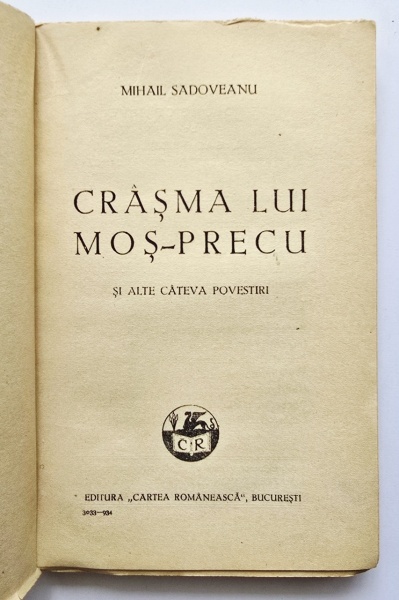 Mihail Sadoveanu - Crasma lui Mos-Precu si alte cateva povestiri - Img 2