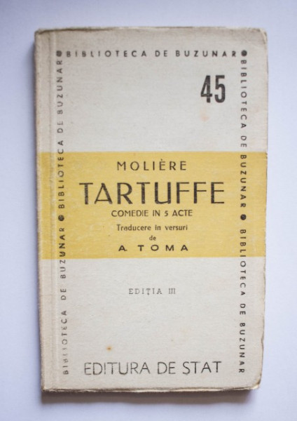 Moliere - Tartuffe. Comedie in 5 acte