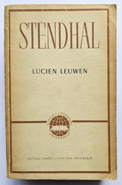 Stendhal - Lucien Leuwen. Rosu si Alb