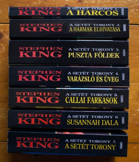 Stephen King - A Setet Torony (7 vol., serie completa, in limba maghiara) - Img 3